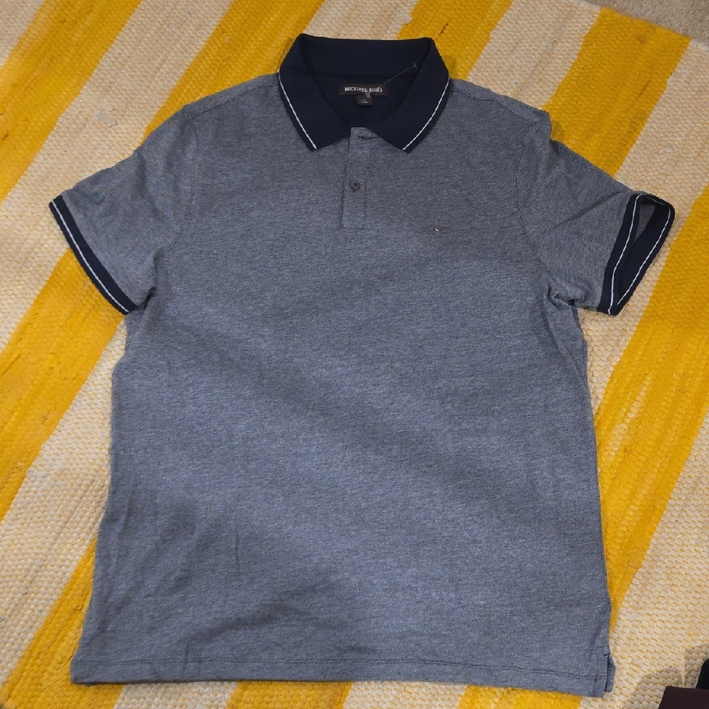Michael Kors Men's Gray Polo Shirt